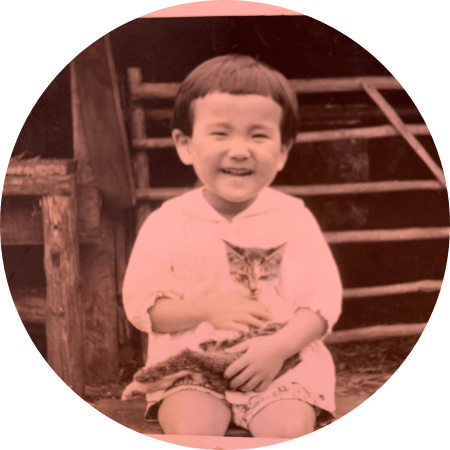 宮原恵津子が小学生の頃の写真