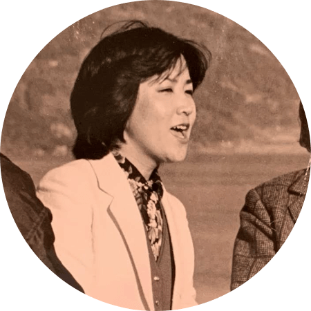 宮原恵津子が大学生の頃の写真